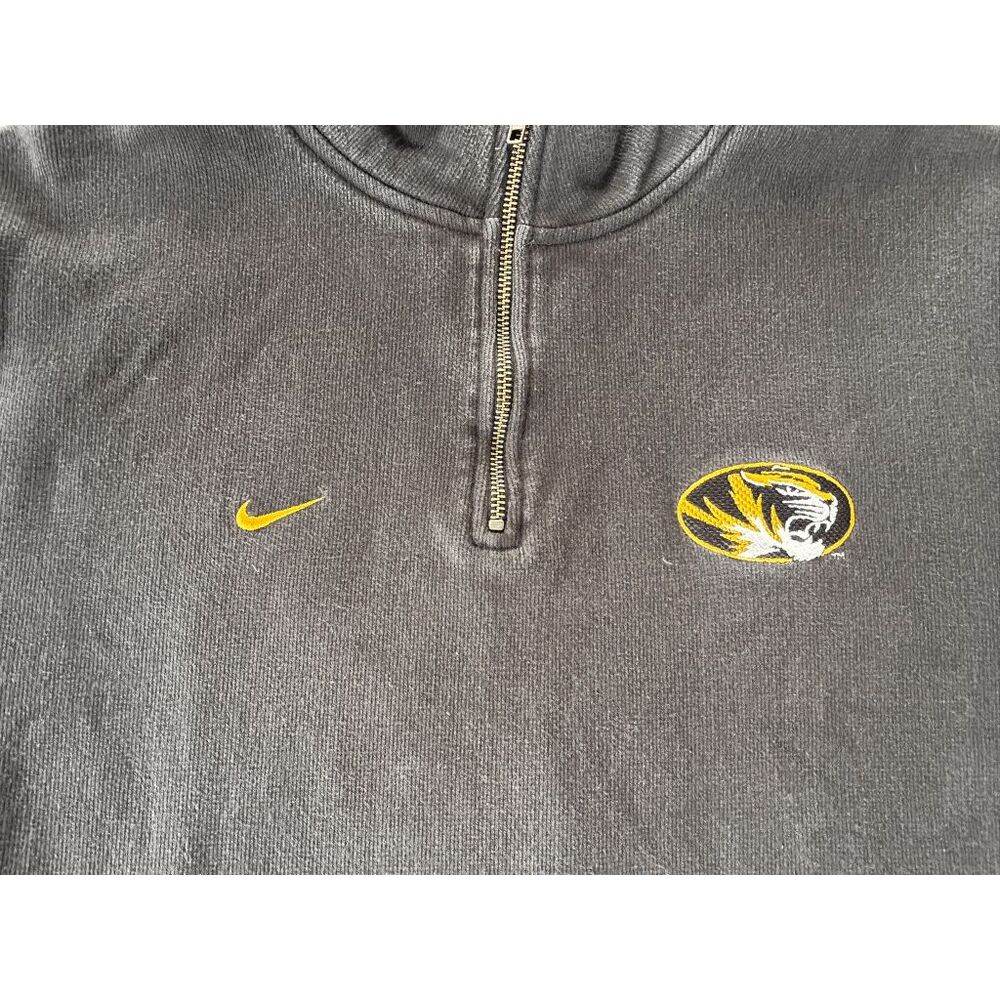Men's Nike Mizzou College 3/4 Zip Pullover Jacket Size XXL, Football, Tigers - Picture 5 of 6